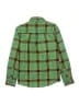 DIXXON 100% Polyester Plaid Green Long Sleeve Button-Down Shirt Size S (kids) - photo 2