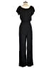 Charles Henry Solid Black Jumpsuit Size S - photo 2