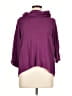 Rafaella Purple Turtleneck Sweater Size L - photo 1