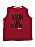 Nike 100% Cotton Red Sleeveless T-Shirt Size 6 - photo 1