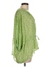 Willi Smith 100% Polyester Green 3/4 Sleeve Blouse Size L - photo 4