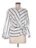 Zara Basic Stripes White 3/4 Sleeve Blouse Size M - photo 1