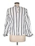 Zara Basic Stripes White 3/4 Sleeve Blouse Size M - photo 2