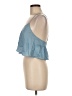 Tibi 100% Lyocell Blue Tank Top Size 6 - photo 5
