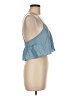 Tibi 100% Lyocell Blue Tank Top Size 6 - photo 4