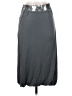 Naf Naf 100% Viscose Solid Gray Silver Formal Skirt Size S - photo 1