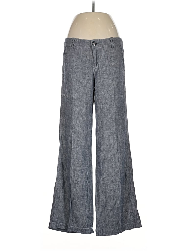 Pre-owned Pilcro And The Letterpress Linen Pants In Gray