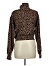 Marled Animal Print Brown Jacket Size M (estimated) - photo 2