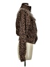 Marled Animal Print Brown Jacket Size M (estimated) - photo 4