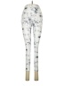 90 Degree by Reflex Tie-dye White Leggings Size M - photo 1