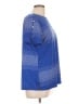 Liz Claiborne Blue Short Sleeve Top Size L - photo 4