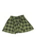 Hunter Dixon Checkered-gingham Green Shorts Size XS - photo 1