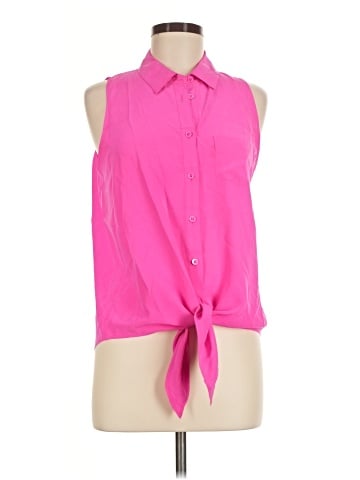 Equipment Sleeveless Button-Down Shirt (view 1)