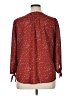 Monday Fun 100% Polyester Burgundy 3/4 Sleeve Blouse Size XL - photo 2