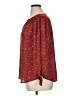 Monday Fun 100% Polyester Burgundy 3/4 Sleeve Blouse Size XL - photo 5