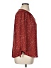 Monday Fun 100% Polyester Burgundy 3/4 Sleeve Blouse Size XL - photo 4