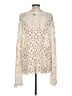 Coco + Carmen 100% Cotton Ivory Cardigan Size L - photo 2