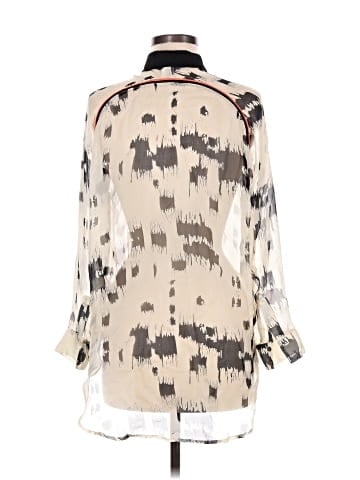 Line & Dot Long Sleeve Blouse (view 2)