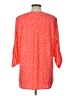 Chaus 100% Polyester Orange 3/4 Sleeve Blouse Size L - photo 2