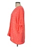 Chaus 100% Polyester Orange 3/4 Sleeve Blouse Size L - photo 5