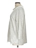 Tempted Metallic Silver Gray Pullover Sweater Size L - photo 5