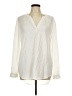 BeachLunchLounge 100% Rayon Ivory Long Sleeve Blouse Size L - photo 1