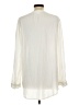 BeachLunchLounge 100% Rayon Ivory Long Sleeve Blouse Size L - photo 2