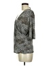 Jaclyn Smith Silver 3/4 Sleeve Blouse Size M - photo 5