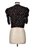 Free Press 100% Polyester Black Short Sleeve Blouse Size M - photo 2