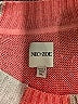 Nic + Zoe Color Block Pink Pullover Sweater Size XL - photo 7