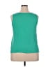 Merona 100% Polyester Green Sleeveless Blouse Size XXL - photo 2