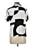 ASOS Design 100% Viscose Color Block Ivory Short Sleeve Blouse Size 8 - photo 2