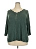 Roz & Ali Green Pullover Sweater Size 3X - photo 1