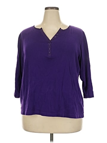 DressBarn 3/4 Sleeve T-Shirt (view 1)