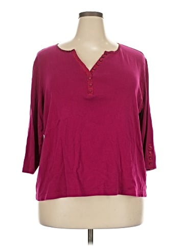 DressBarn 3/4 Sleeve T-Shirt (view 1)