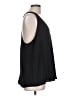 Banana Republic 100% Polyester Black Sleeveless Blouse Size L - photo 4