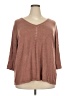 Roz & Ali Brown Pullover Sweater Size 3X - photo 1