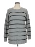 a.n.a. A New Approach 100% Acrylic Stripes Gray Pullover Sweater Size XL - photo 1