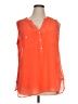 Apt. 9 100% Polyester Orange Sleeveless Blouse Size 1X - photo 1