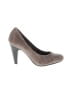 Me Too 100% Leather Gray Heels Size 6 - photo 1