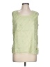 Talbots 100% Cotton Green Sleeveless Blouse Size 12 - photo 1