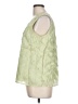Talbots 100% Cotton Green Sleeveless Blouse Size 12 - photo 6