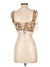 Shein 100% Polyester Tan Sleeveless Blouse Size L - photo 2
