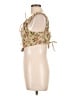 Shein 100% Polyester Tan Sleeveless Blouse Size L - photo 5
