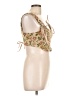 Shein 100% Polyester Tan Sleeveless Blouse Size L - photo 4