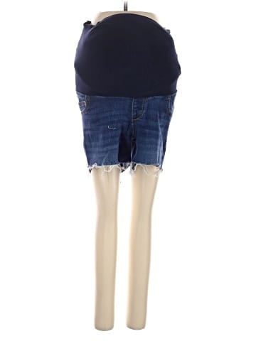 Indigo Blue Denim Shorts (view 1)