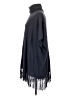 Neiman Marcus 100% Cashmere Blue Poncho Size S - photo 5