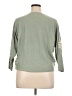 Aaeda Floral Green Pullover Sweater Size XL - photo 2
