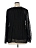 Sunny Leigh 100% Polyester Black Long Sleeve Blouse Size XL - photo 2