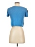 Anonymous Blue Short Sleeve Top Size S - photo 2
